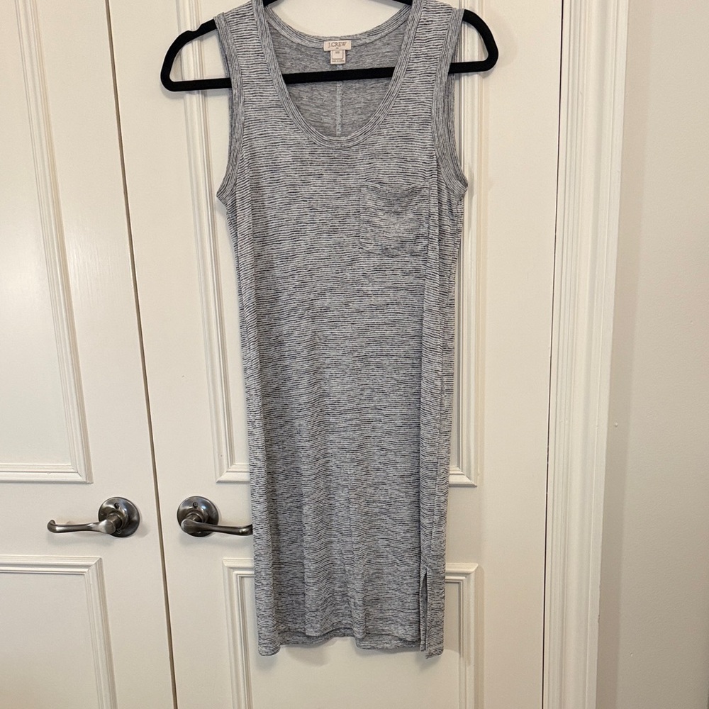 J. Crew Midi Dress in Gray